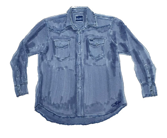 The Perfect Wrangler Denim Shirt by Courtney Broadwater