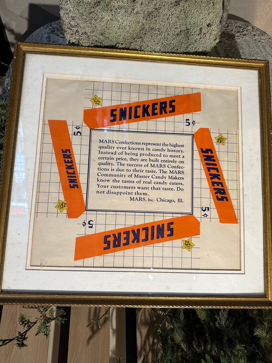 Antique Snickers Poster