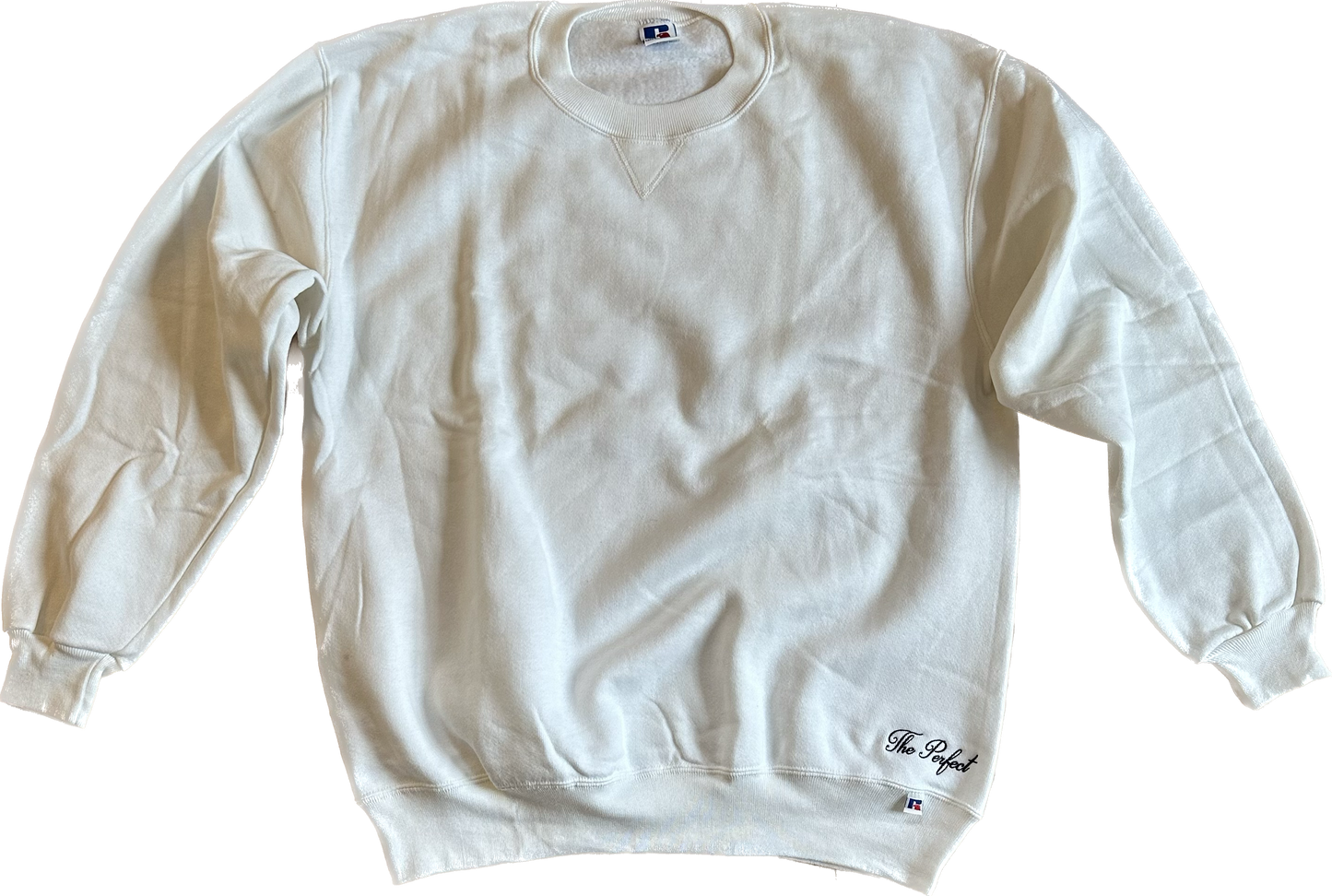 The Perfect Vintage White Sweatshirt