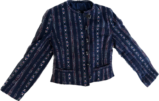 Vintage Bogner Quilted Trevira Wool Jacket