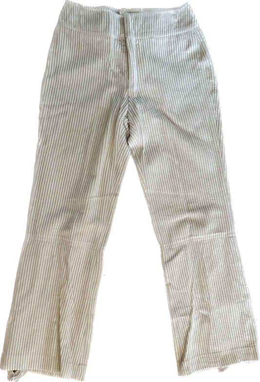 Vintage Bogner Ivory Wide Wale Cord Bootcut Stirrup Pants