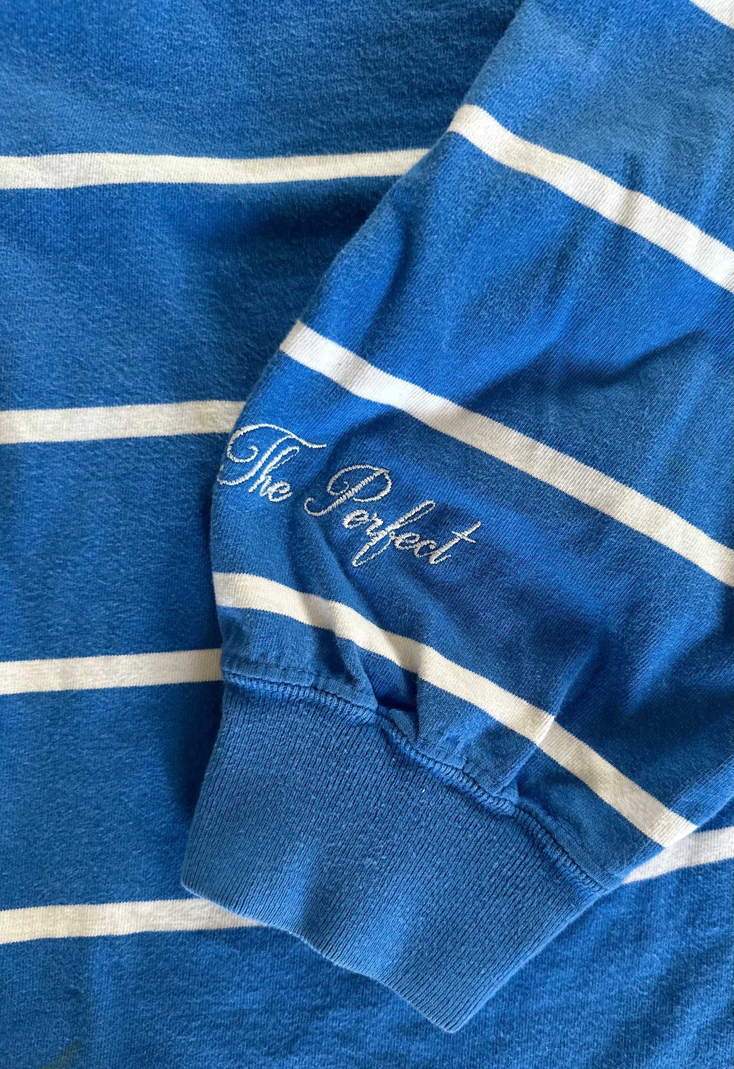 The Perfect Vintage Cobalt Blue Rugby Shirt
