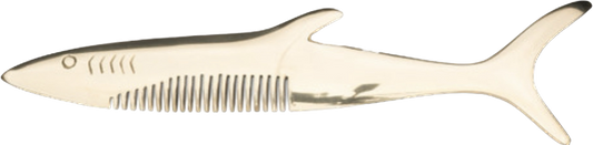 Brass Shark Comb