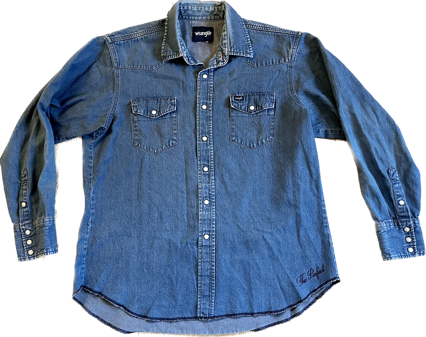 The Perfect Vintage Wrangler Denim Shirt