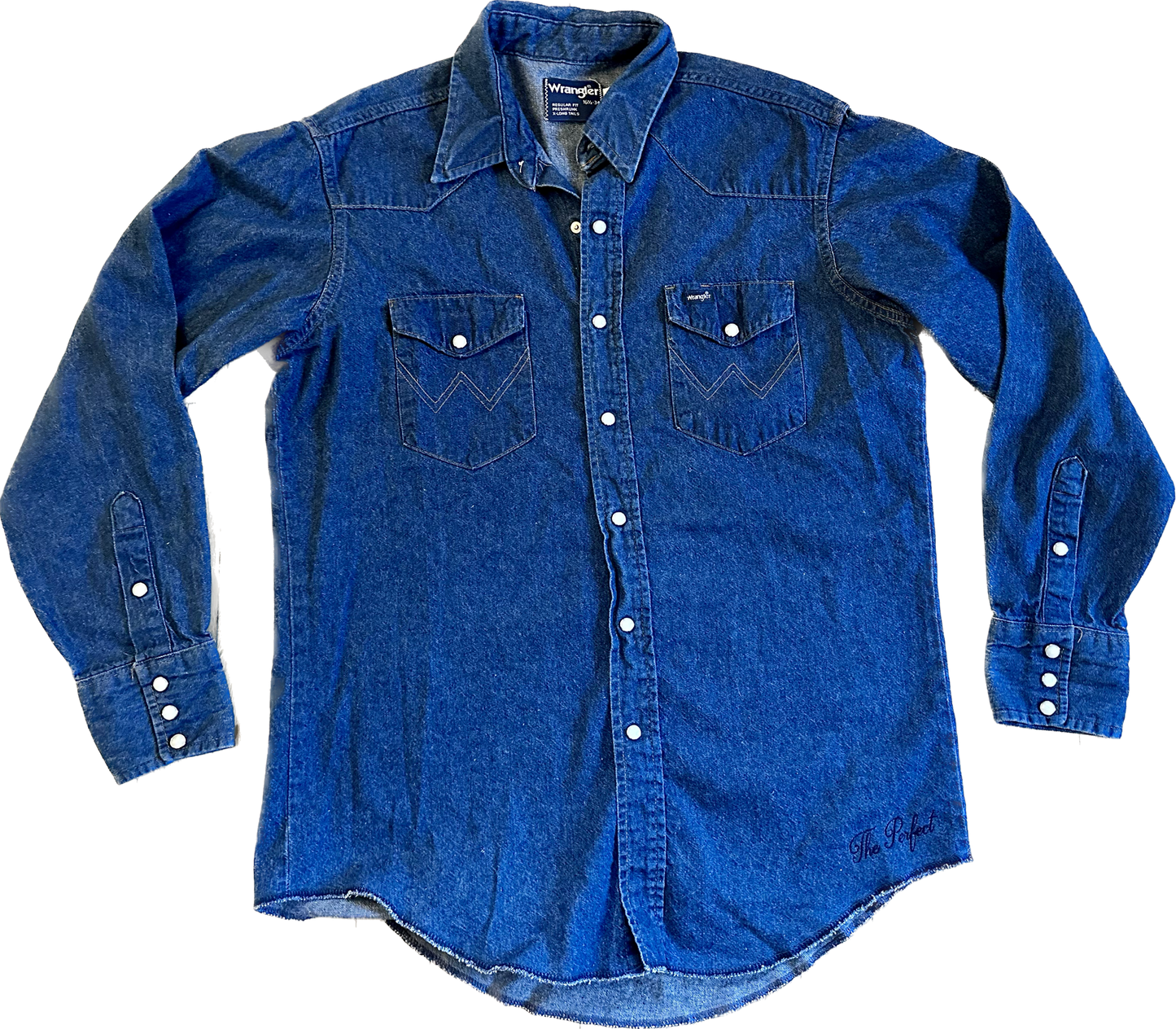 The Perfect Vintage Wrangler Denim Shirt