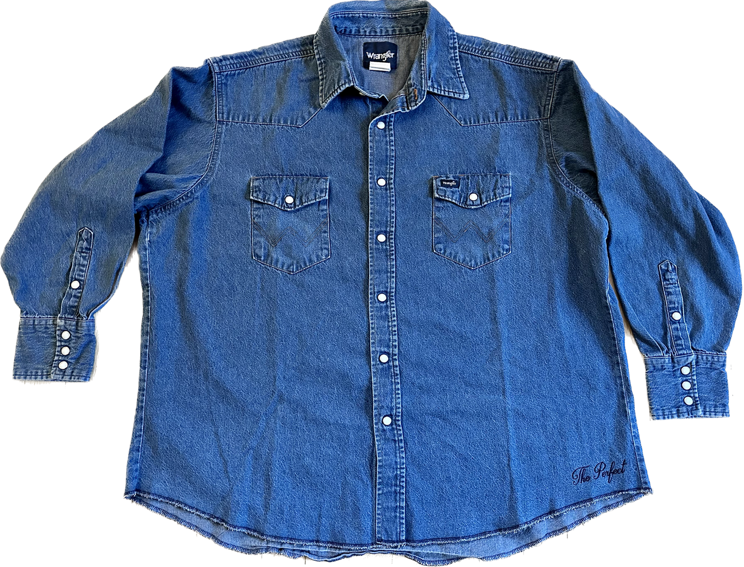 The Perfect Vintage Wrangler Denim Shirt