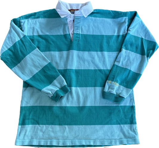 The Perfect Vintage Mint Green Rugby Shirt