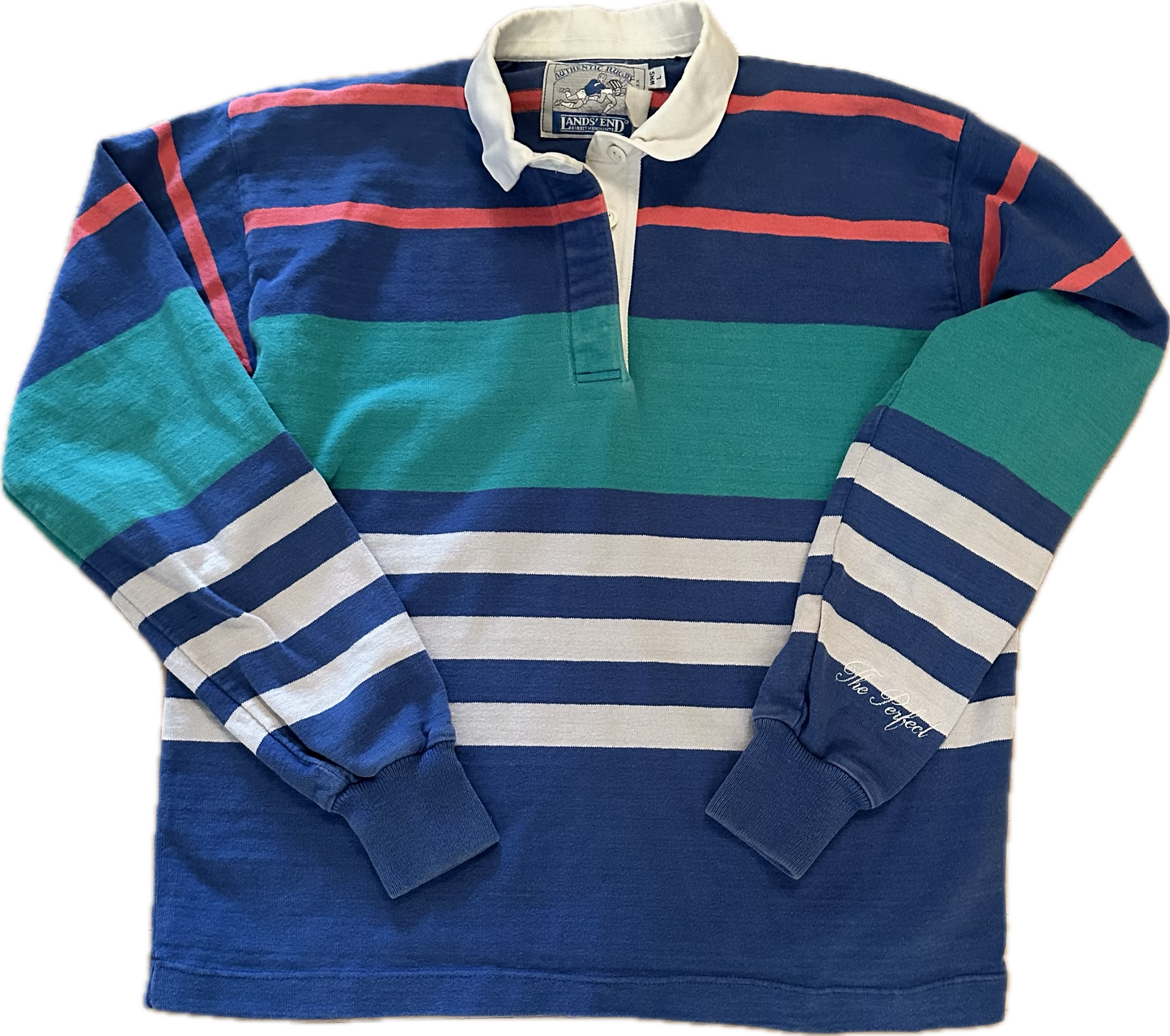 The Perfect Vintage Blue Multi Rugby Shirt